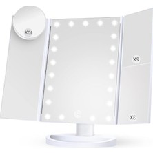 Esranın Dünyası LED Işıklı Katlanabilir Makyaj Aynası
