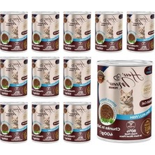 Esranın Dünyası Balıklı ve Jöleli Yetişkin Kedi Konserve Mama 400 Gr, 12 Adet