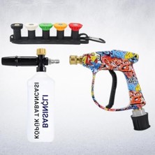 Esranın Dünyası Basınçlı Yıkama Tabancası Seti, 5 Nozzle ile Uyumlu ve Etkili Temizlik Için