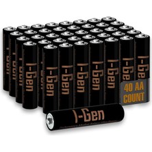 HBMB Store I-Gen A114 Ultra Alkalin Aa Kalem Pil 40'lı Paket Lr6 1.5V
