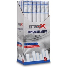 Viva Inox Yapışkanlı Asetat 45CMX2M Şeffaf 24’lü Stand