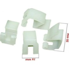 Esranın Dünyası Kuş Kafesi Mandalı, 6 Adetlik Set, Pratik Kullanım