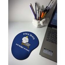 Esranın Dünyası Bilek Destekli Mouse Pad, Yumuşak Doku ve Kaymaz Alt Yüzey