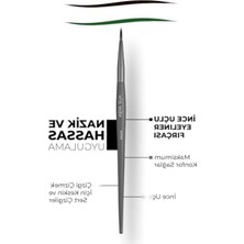 Esranın Dünyası Ince Uçlu Eyeliner Fırçası - Yumuşak ve Yoğun Kıllarla