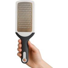 HBMB Store Paslanmaz Çelik Saplı Ergonomik El Rendesi – Peynir, Sebze, Havuç, Patates, Meyve ve Çok Amaçlı Mutfak Rendesi