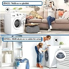 HBMB Store 4 Adet Çamaşır Makinesi Ayağı Titreşim Gürültü Hareket Önleyici Mobilya Yükseltici Ayak