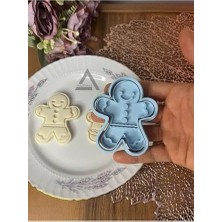 HBMB Store Gingerbread Kurabiye Adam & Kurabiye Kadın Kurabiye Kalıp Seti (2'li)