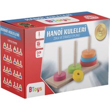 Btoys Ahşap Renkli Hanoi Kuleleri 5027