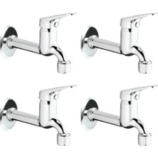 Dunai Store 4lü Aç Kapa Mix Lavabo Musluk Wc Lavabo Uzun Musluk Perlatörlü