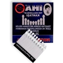 Esranın Dünyası Tek Kullanımlık Kibrit Kan Taşı, 1 Paket/24 KART/480 Adet