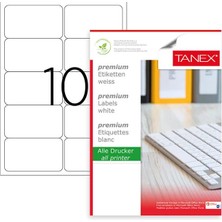 Taneks Tanex Laser Etiket TW-2010 99,06X57 mm 100 Adet