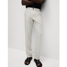 Marks & Spencer Regular Fit Keten Karışımlı Chino