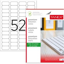 Taneks Tanex Laser Etiket TW-2052 46,4X21,2 mm 100 Adet