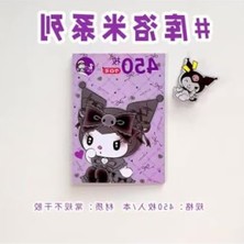 Esranın Dünyası Yapışkan Notlar - Kuromi Temalı Sticker Kitapçığı