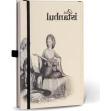 Esranın Dünyası Eski Istanbul Temalı Çizgili Lastikli Journal