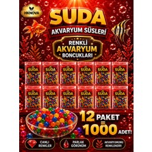 Hk Nova 12 Paket SUDA1BÜYÜYEN Su MAYM1UN Eğlenceli Renkli