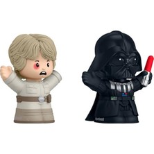 Esranın Dünyası Sergileme Kutusunda Darth Vader ve Luke Skywalker Figürleri