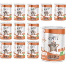 Esranın Dünyası Somonlu Kedi Pate Yaş Mama 400 gr - 12 Adet