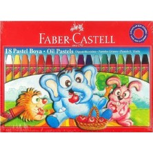 Faber-Castell Faber Castell 18 Renk Pastel Boya Kalemi Karton Kutulu