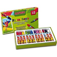 Cem Kırtasiye Pastel Boya- Alpino Oil 12 Renk DC-038296 Karton