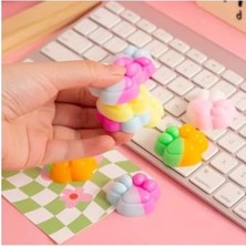 Esranın Dünyası 4 Adet Minik Kedi Patisi Stres Oyuncağı | Pufi Taba Squishy