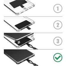 HBMB Store Psr Aksesuar Şeffaf Telefon Boyun Askı Aparatı Askılı Telefon Kılıfı Aparatı Telefon Askısı Aparatı 5 Adet ile Uyumlu