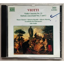 Naxos Viotti Violin Concerto No. 23 Sinfonie Concertanti Nos. 1 And 2  CD