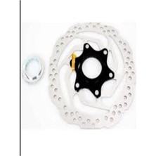 Esranın Dünyası Bisiklet Disk Fren Rotoru, Merkez Kilit, 160MM Gümüş Renk