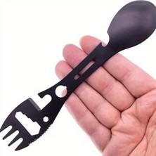 Esranın Dünyası 5 Fonksiyonlu Taktik Spork, Paslanmaz Çelik