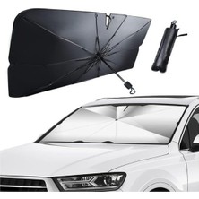 Esranın Dünyası 150 x 80 cm Uv Korumalı Katlanabilir Araç Ön Cam Güneş Şemsiyesi