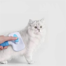 Esranın Dünyası Otomatik Tüy Temizleme Mekanizmalı Pembe Pet Tarak