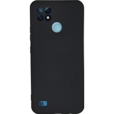 Hayat Store Realme C21 Kılıf Nano Içi Kadife Silikon - Lacivert