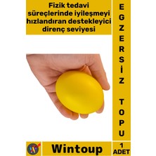 Wintoup #egzersiztopu Ergonomik Parmak Güçlendirme Fizik Tedavi El Bilek Kas Çalıştırma Egzersiz Topu Elips