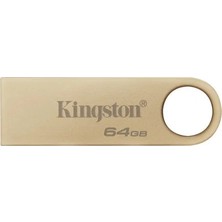 Kingston Kıngston 64GB 220MB/S Metal USB 3.2 Gen 1 Datatraveler Se9 G3