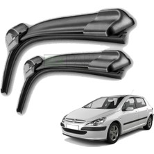 Expar Oto Peugeot 307 Ön Cam Silecek Süpürgesi Takımı 2005 - 2007 Pejo Ön Silecek