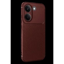 Marsilyan™- Xiaomi Poco X8 Pro Auto Focus Karbon Kapak - Bordo