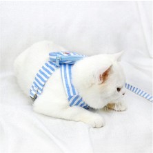Veyron Pet Veyronpet Çantalı Kedi ve Küçük Irk Köpek Göğüs Gezdirme Tasması Seti Ayarlanabilir Yumuşak Kumaş