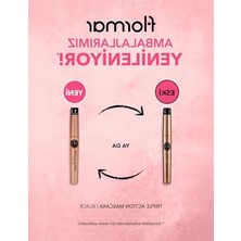 Die Grup Flormar 3 Kademeli Ayarlanabilir Maskara (Siyah) - Triple Action Mascara - 001-8690604275588