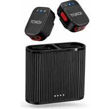 Riotech  Kablosuz Manyetik Mini Mikrofon 2'si 1 Arada Gürültü Azaltma ve Yankı Efekti