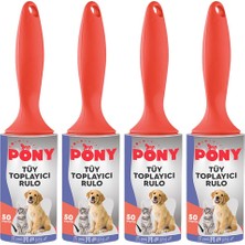 Pony Tüy Toplayıcı Rulo 4 Lü Set
