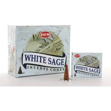 Zenviaa White Sage Aromalı Konik Tütsü Zenviaae