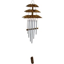 Zenviaa Bambu Metal Çanlı Rüzgar Çanı  Zenviaae