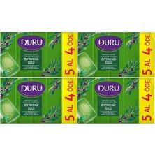 Duru Duş Olive Zeytinyağı Özlü Sabunu 5X150 gr x 4 Adet
