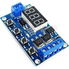 Robotik Programlama 12V Zaman Ayarlı Göstergeli Tekli Röle Kartı -   Module
