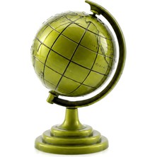 Go İthalat Globe Küçük Metal Dünya Biblosu - Dekoratif Süs Eşyası (3791)