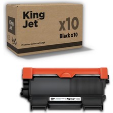 Kingjet Brother Uyumlu TN-2150 Standart Kapasiteli (10'lu Paket) Muadil Toner | DCP-7040