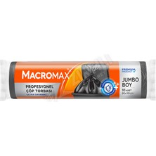 3 Adet Macromax Profesyonel Çöp Torbası Jumbo Boy - 10'lu Paket