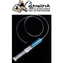Larskas 60 ml Büyük Hortumlu Plastik Şırınga, 2 Paket