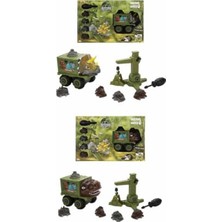Larskas Sök Tak Dinozor Seti, T-Rex ve Triceratops
