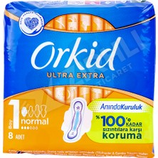 4 Adet Orkid Ultra Normal Tekli Paket 8'lı